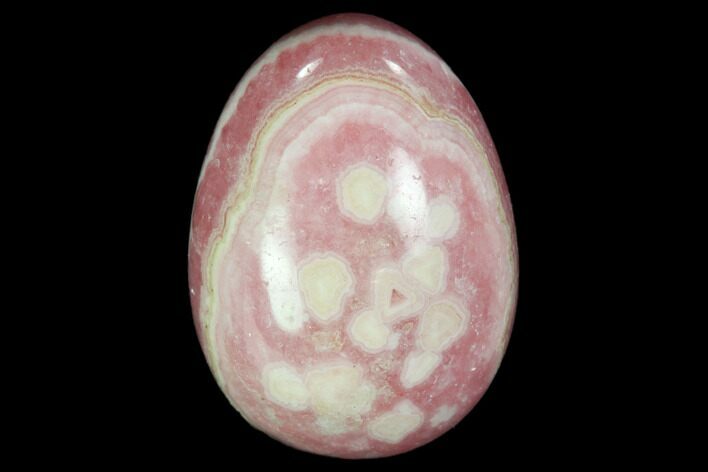 Polished Rhodochrosite Egg - Argentina #100446